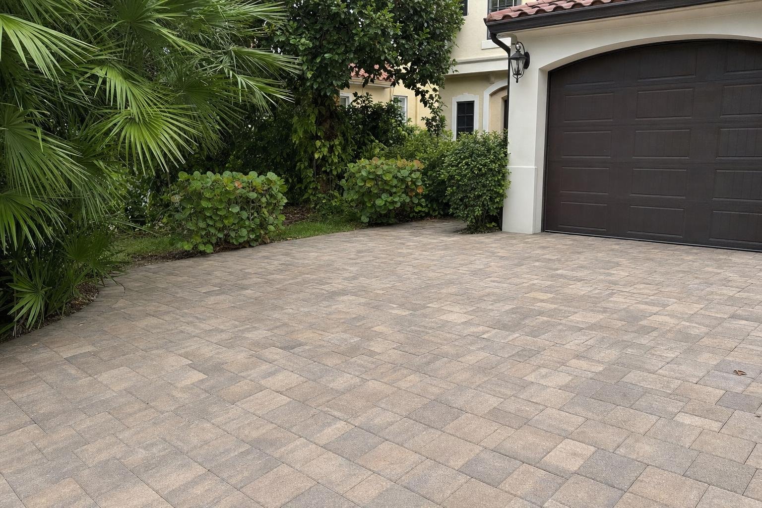 Photo of paver repair and releveling work