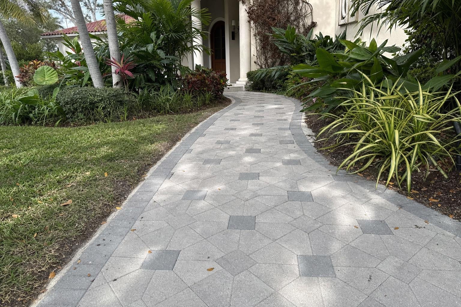 Paver Walkway Installation in West Palm Beach