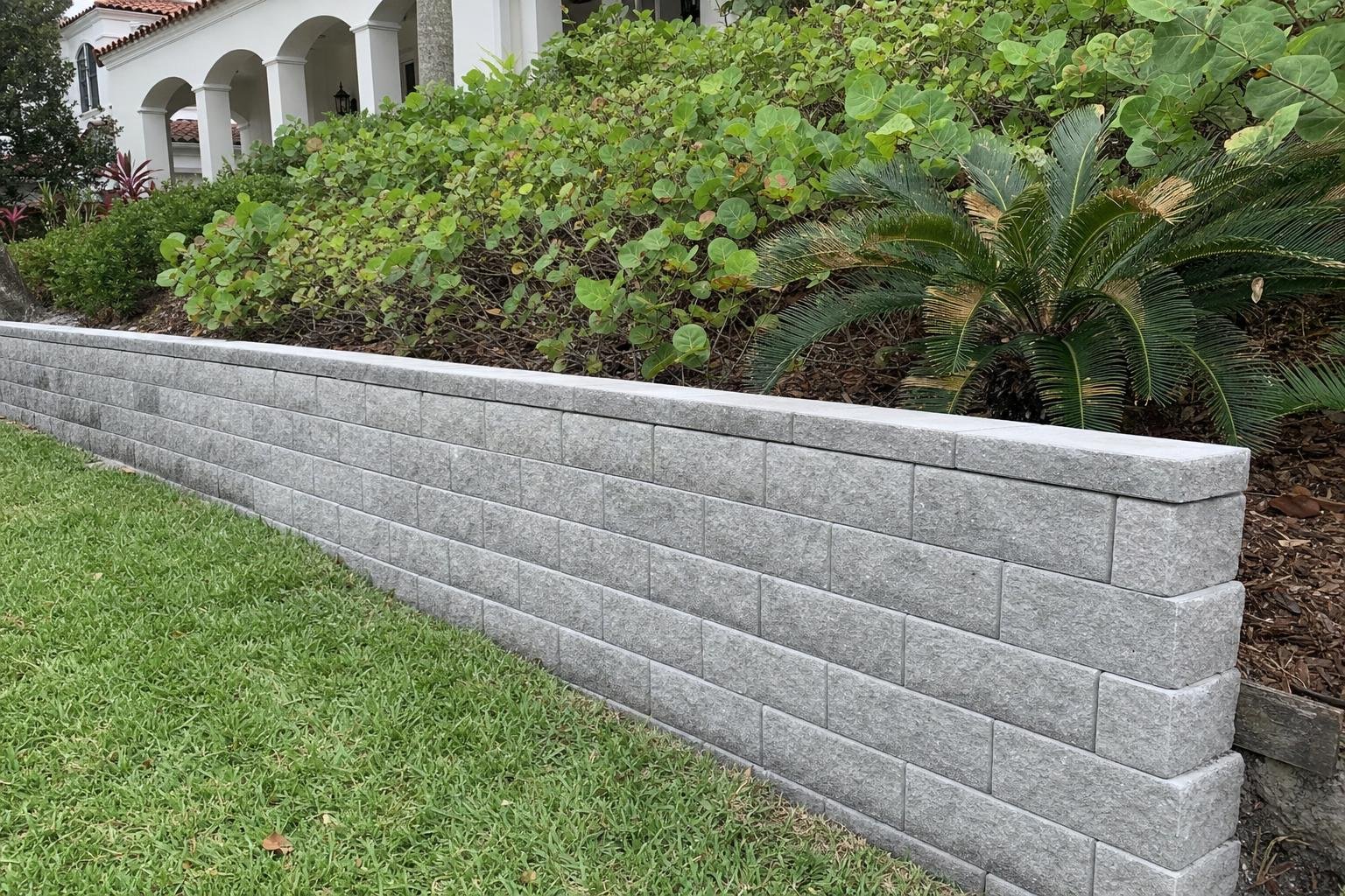 Retaining Wall Installation in West Palm Beach